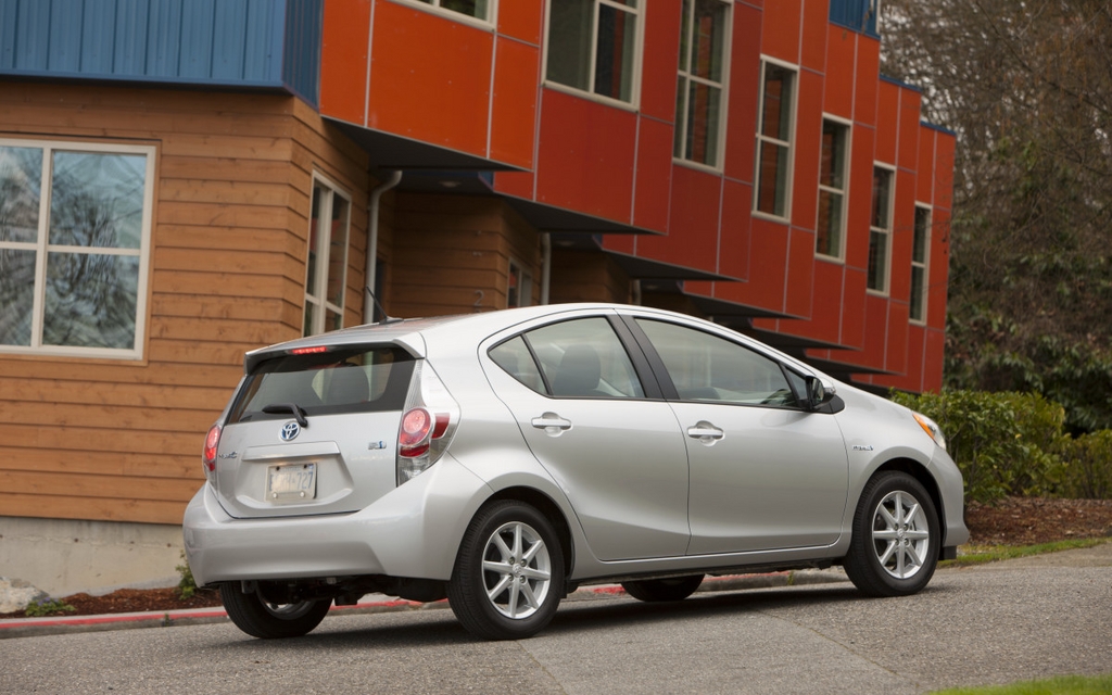 The Prius C is a great city car thanks to its small size.