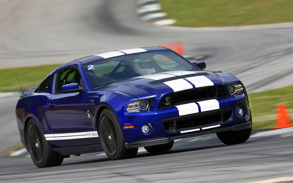 The Shelby GT500 going all out at Road Atlanta
