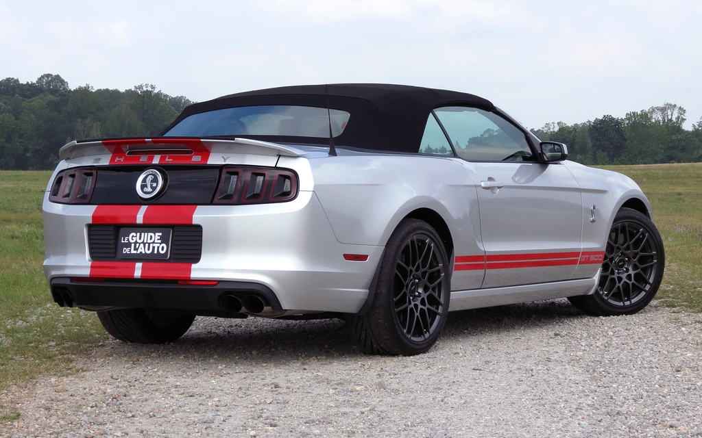 The Ford Shelby GT500 convertible
