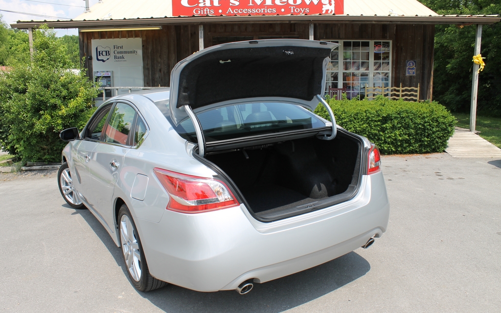 The trunk is big, but unexceptional.