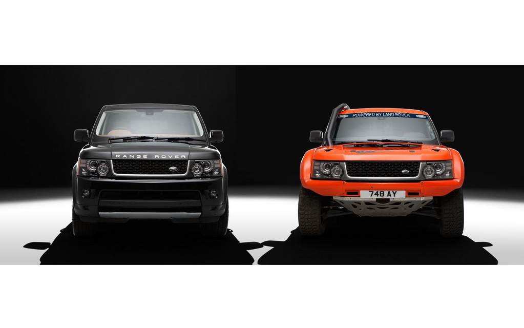 Range Rover Sport  et Bowler EXR de course