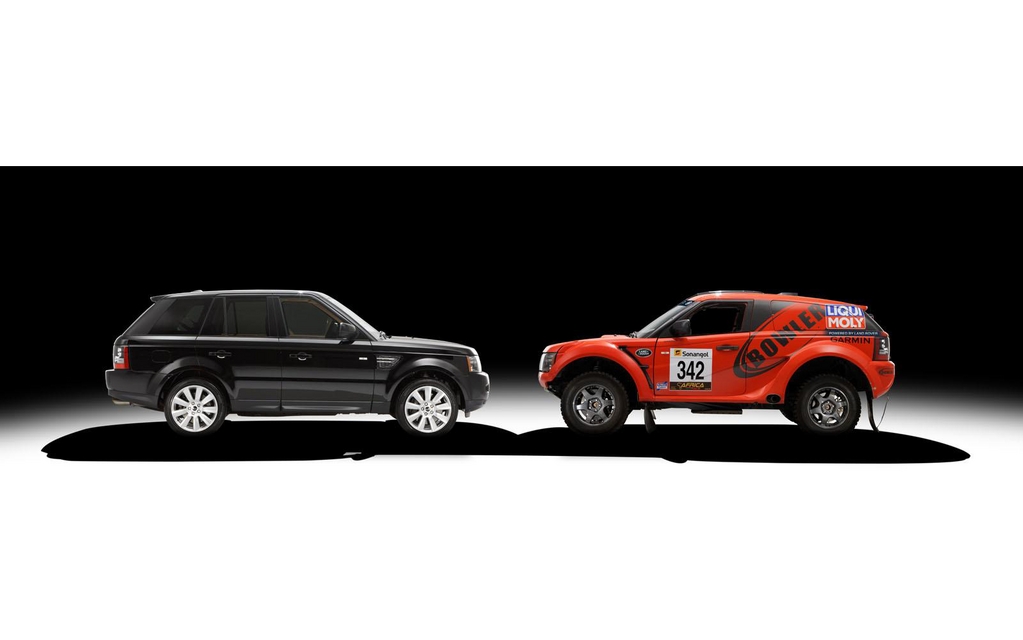 Range Rover Sport et Bowler EXR de course