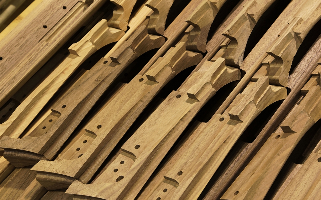 Les boiseries de portes en bois massif de la Mulsanne