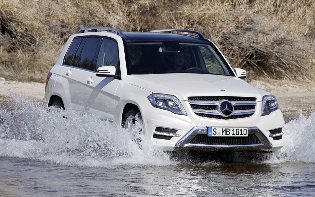 The GLK handles itself quite well off-road
