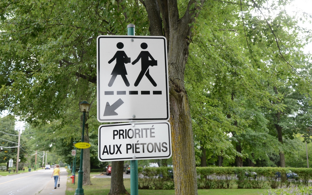 La signalisation ne fait certainement pas défaut.