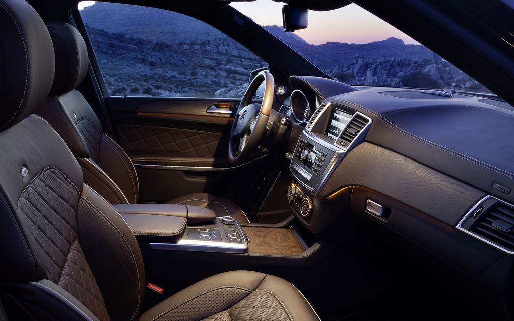 On board, you can choose from different leather colours and trim 