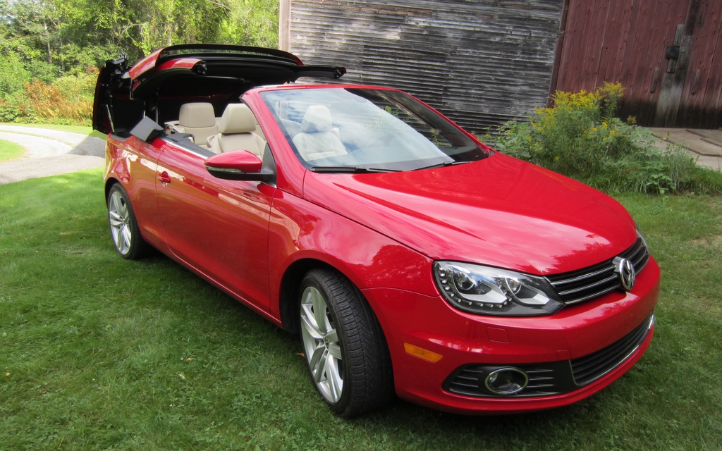 The 2012 Volkswagen Eos.