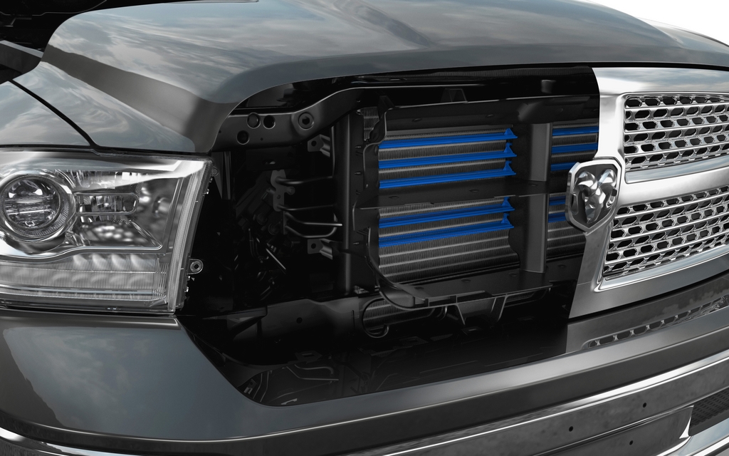 RAM 1500. New active grille shutter system.