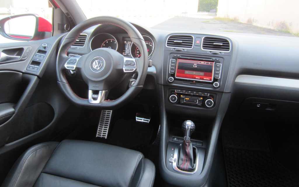 The 2012 Volkswagen Golf GTI.
