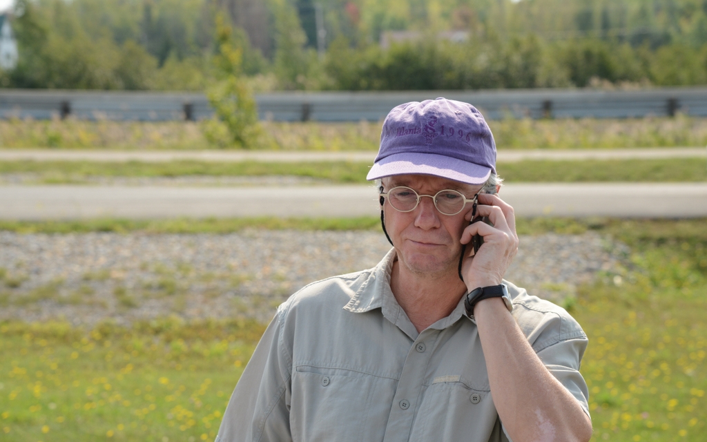 Jean-Charles Parizeau, preneur de son et téléphoniste à ses heures.