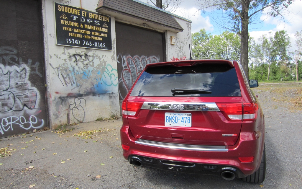 The 2012 Jeep Grand Cherokee SRT8.