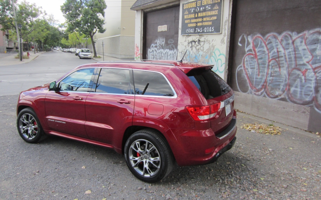 The 2012 Jeep Grand Cherokee SRT8.