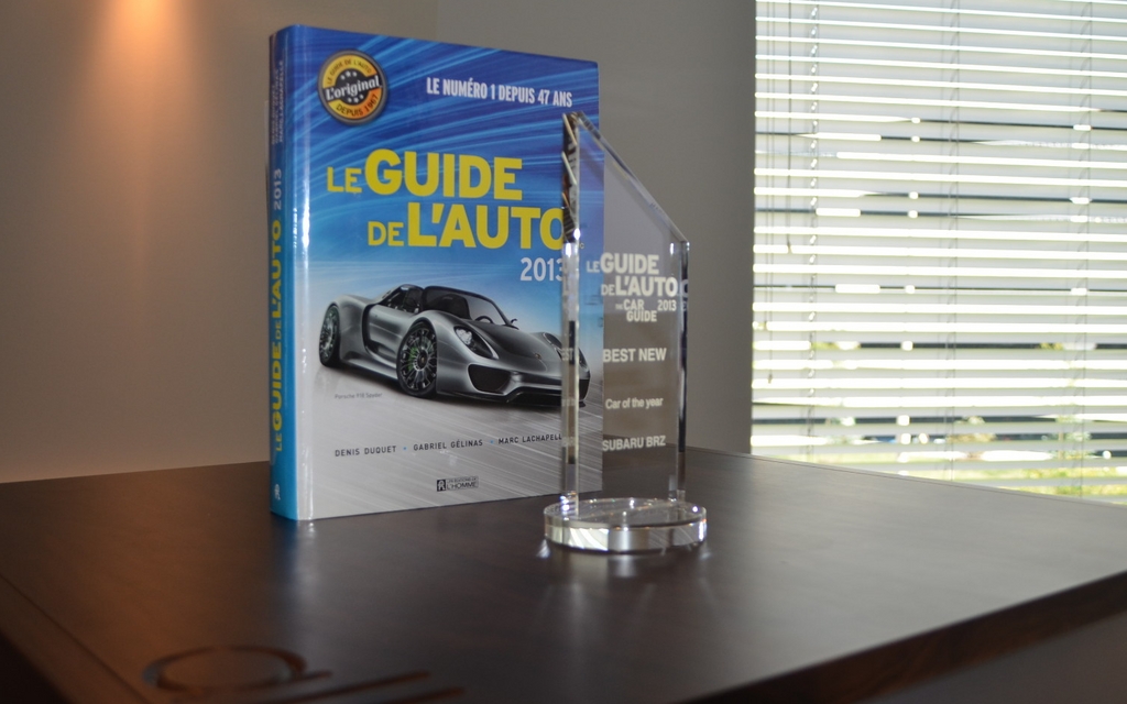Le Guide de l’Auto and its 2013 award
