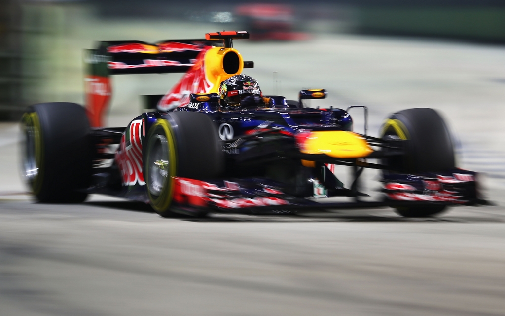 Sebastian Vettel, vainqueur du Grand Prix F1 de Singapour.