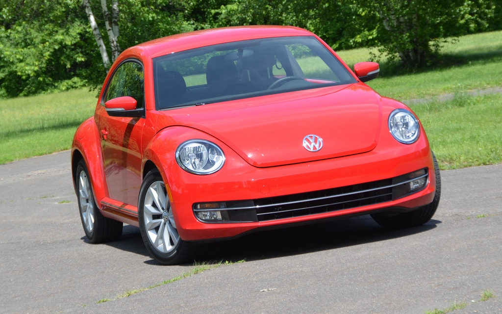 Compared to the New Beetle, the 2012 Beetle has more elegant proportions