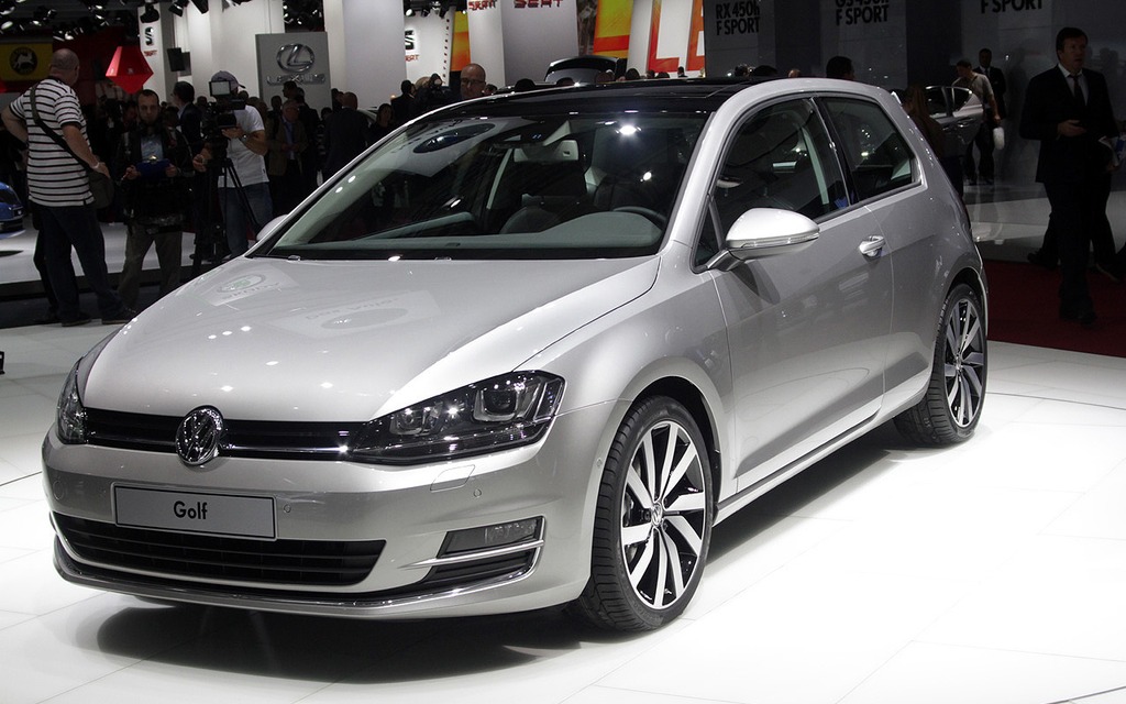 La Volkswagen Golf de 7e génération au Mondial de l'Automobile 2012