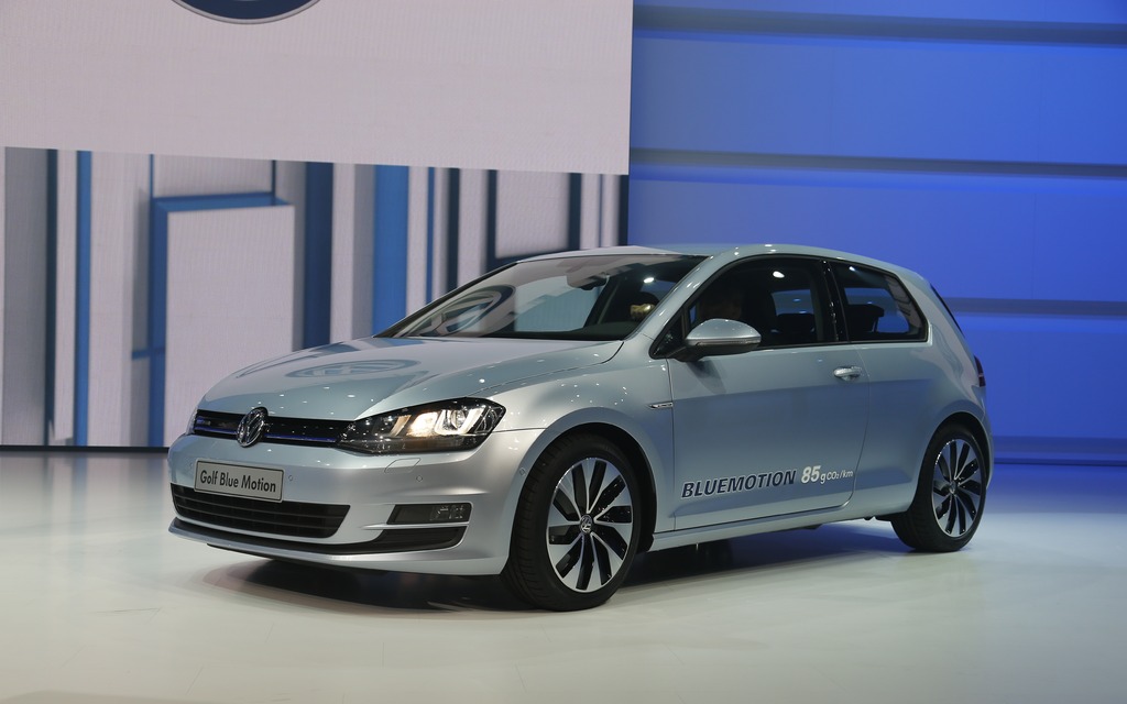 Volkswagen Golf BlueMotion au Mondial de l'Automobile de Paris 2012