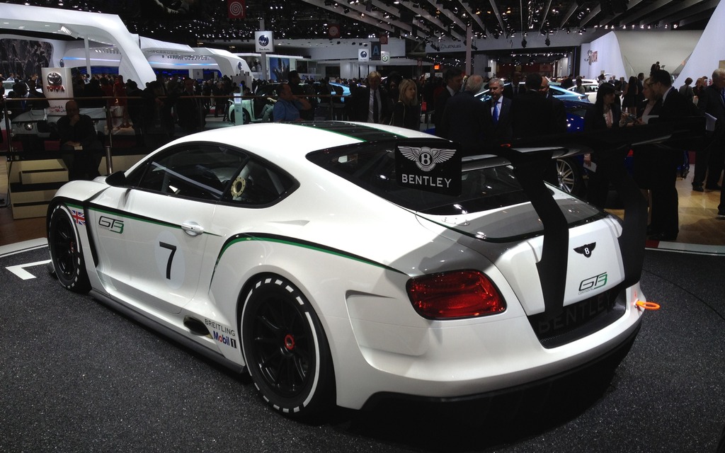 Bentley Continental GT3 au Mondial de l'Automobile de Paris 2012