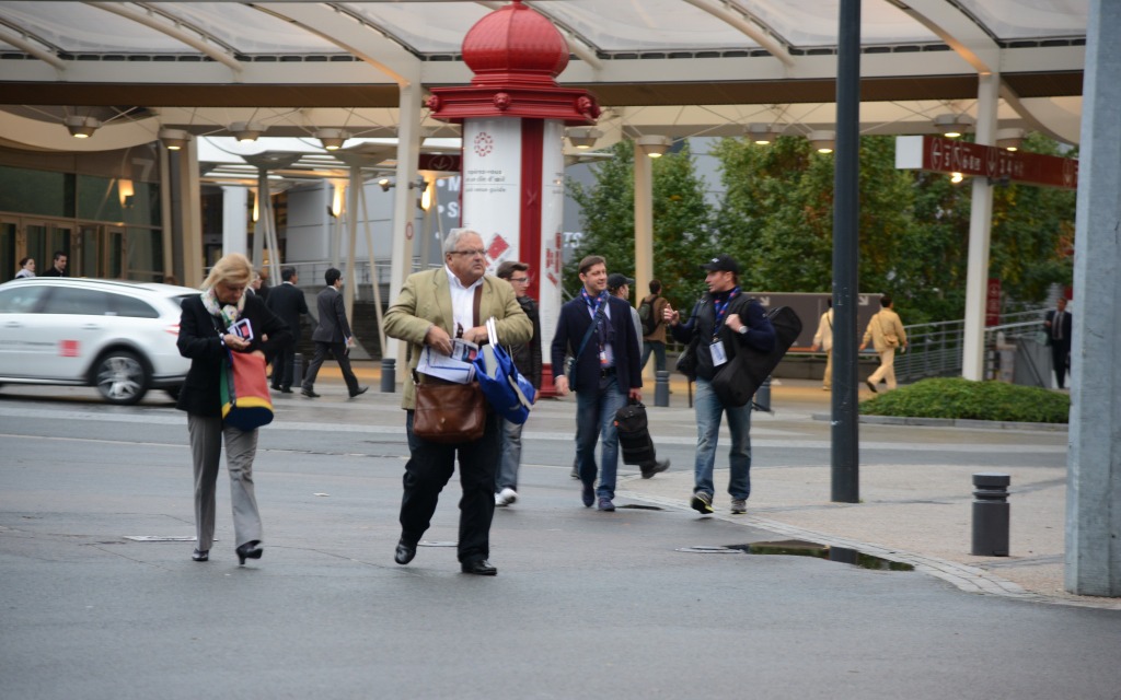 Un salon international, ça se marche !