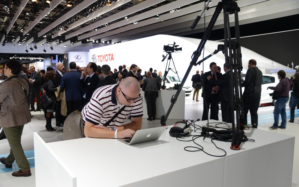 On écrit ses textes où l'on peut.