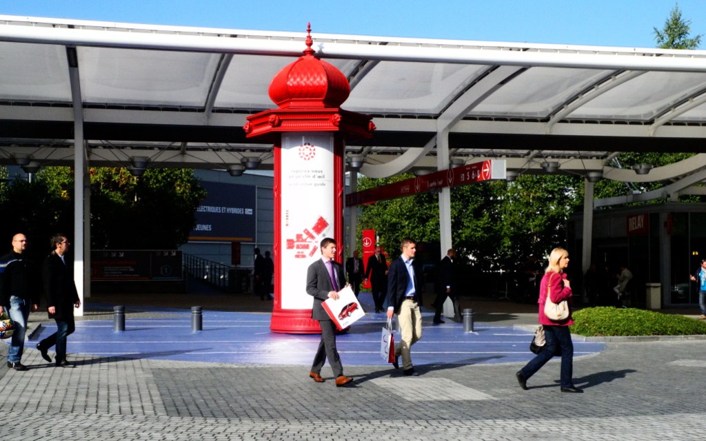 Une colonne Morris, comme en plein coeur de Paris.