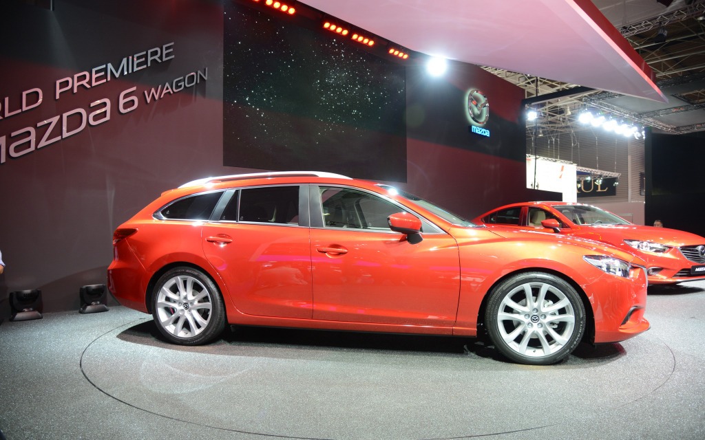 The world premier of the Mazda6 wagon.