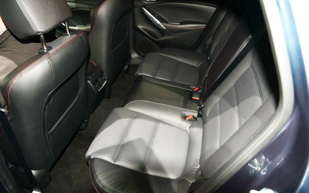 The rear seats offer plenty of room for two adults.