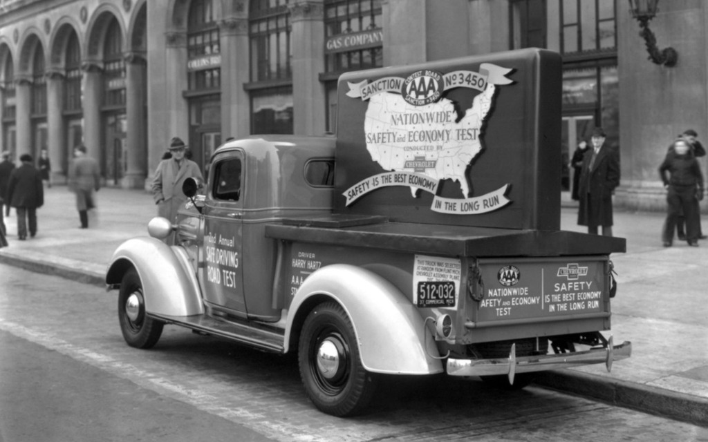 1937 Chevrolet GC Series, AAA 10,245 mile test