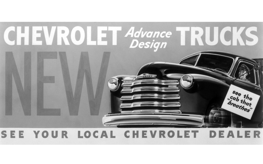1947 Chevrolet Advanced Design Advertisement
