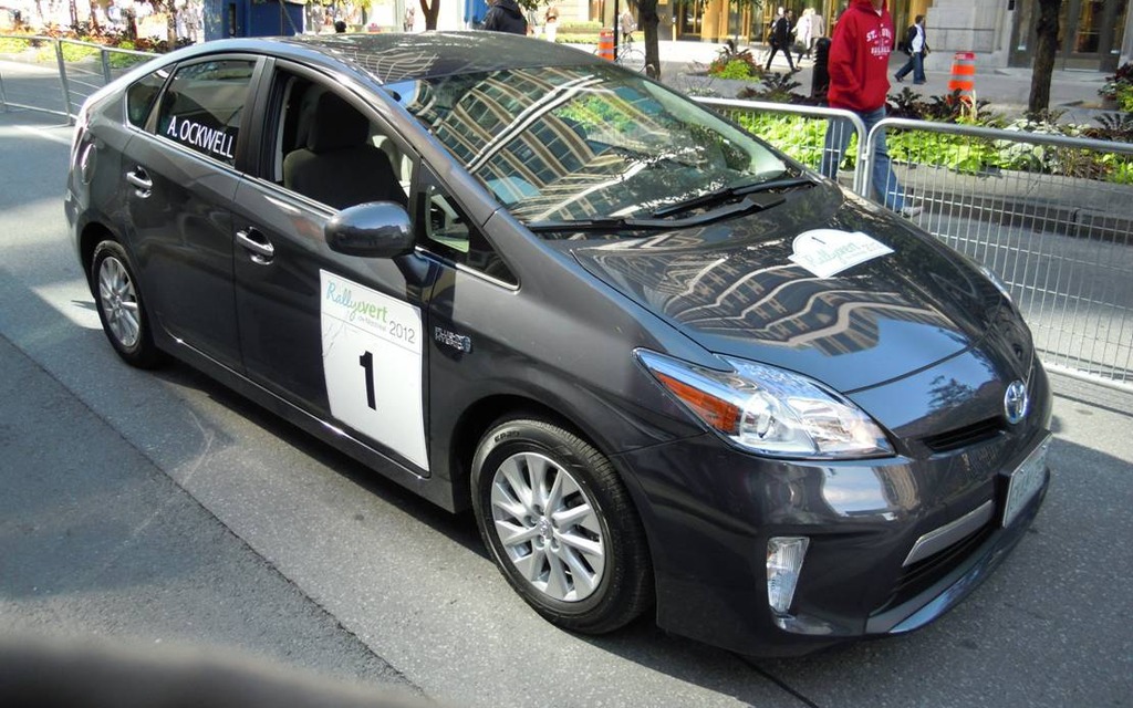 Toyota Prius PHV au 6e Rallye International Vert de Montréal