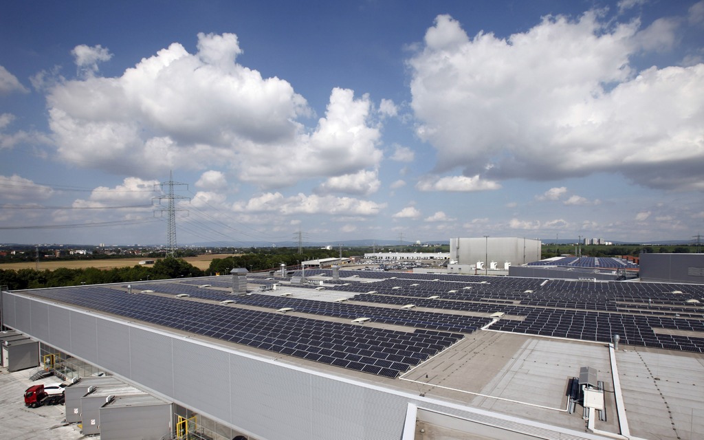 Site de production Opel à l’énergie solaire