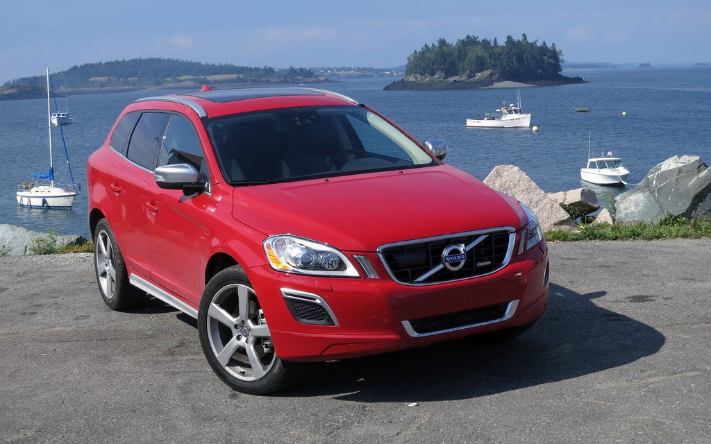 The XC60 posing in Lubec: the easternmost point of the United States  