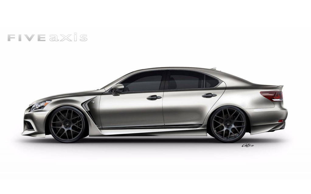 Lexus LS F Sport personnalisée par Five Axis