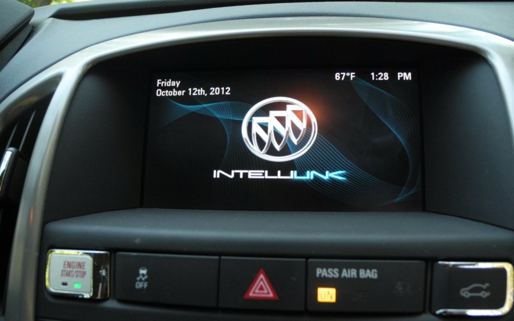 Buick relies a heavily on its simple IntelliLink system.