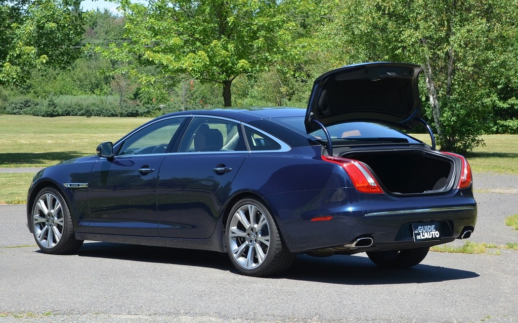 While the trunk opening is sufficiently large, it’s a little too high.