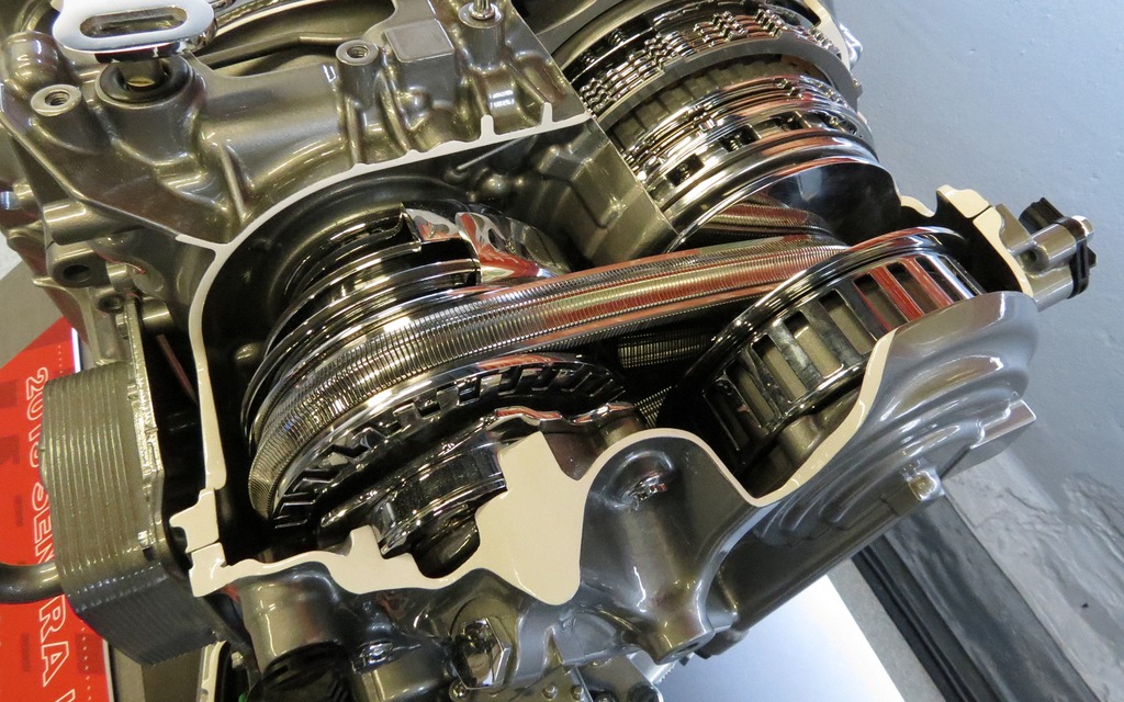 The continuously variable transmission (CVT) 