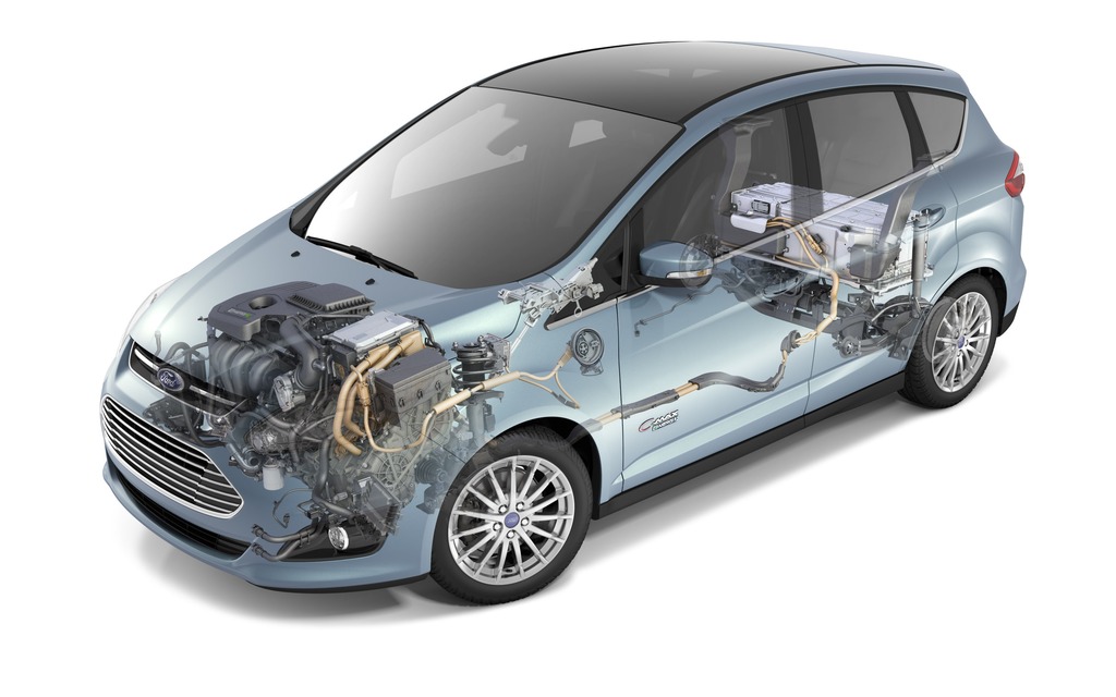 Une Ford C-Max Energi toute nue!