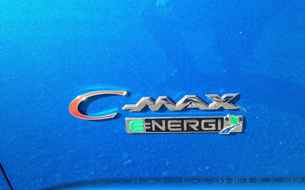 The C-Max Energi insignia appears on the doors and rear liftgate. 