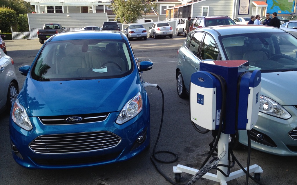240-volt Leviton charging station - 2013 Ford C-Max Energi