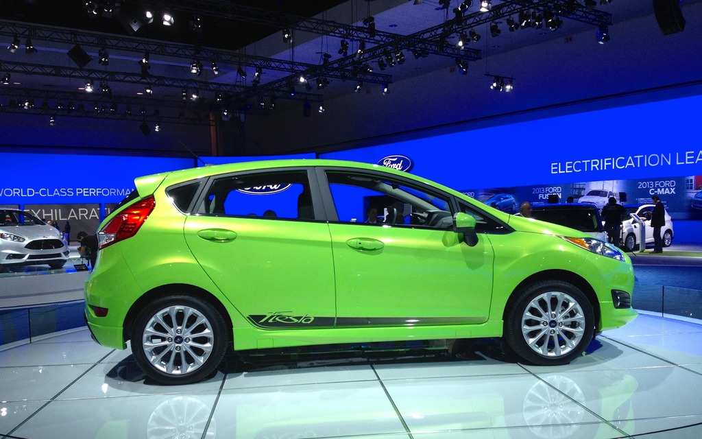  The Ford Fiesta 2013 at the Los Angeles Auto Show