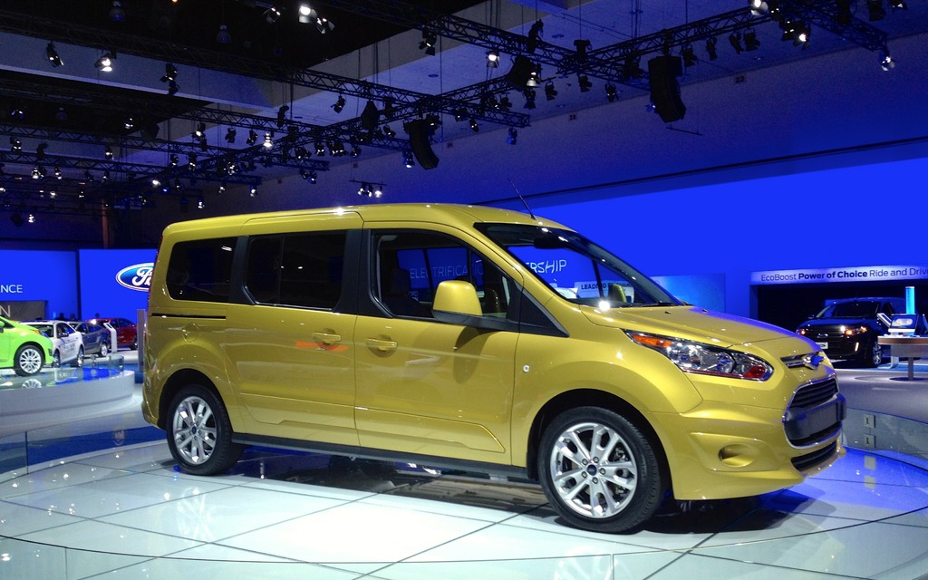 Ford Transit Connect Wagon Titanium at the Los Angeles Auto Show