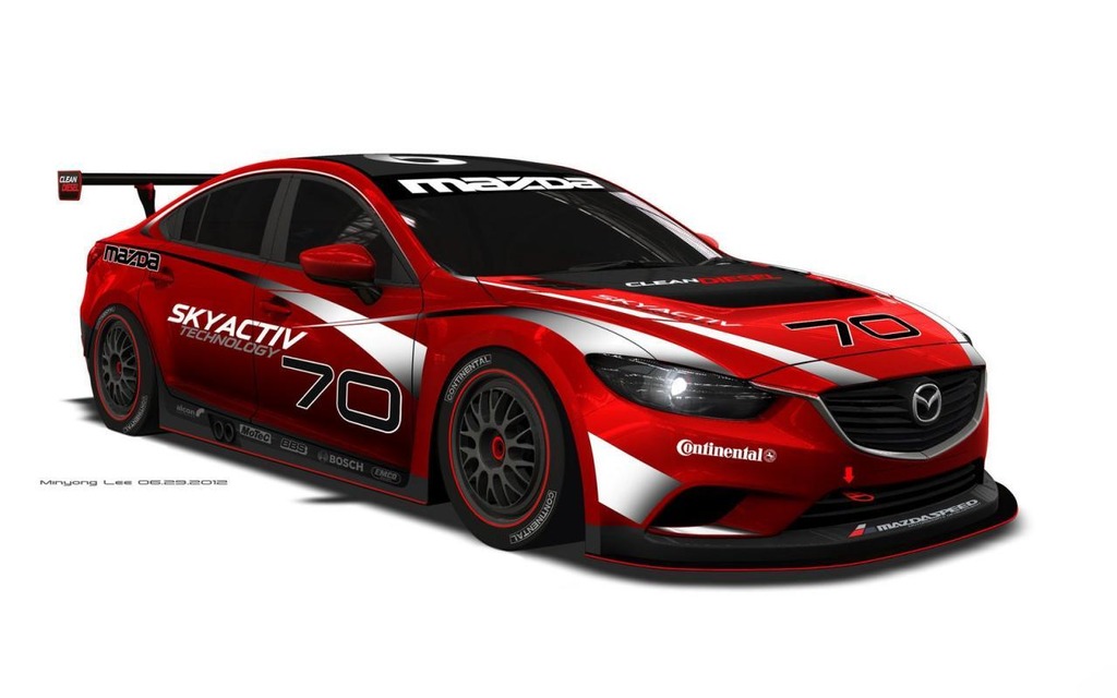Mazda6 Skyactiv-D Clean Diesel Race Car
