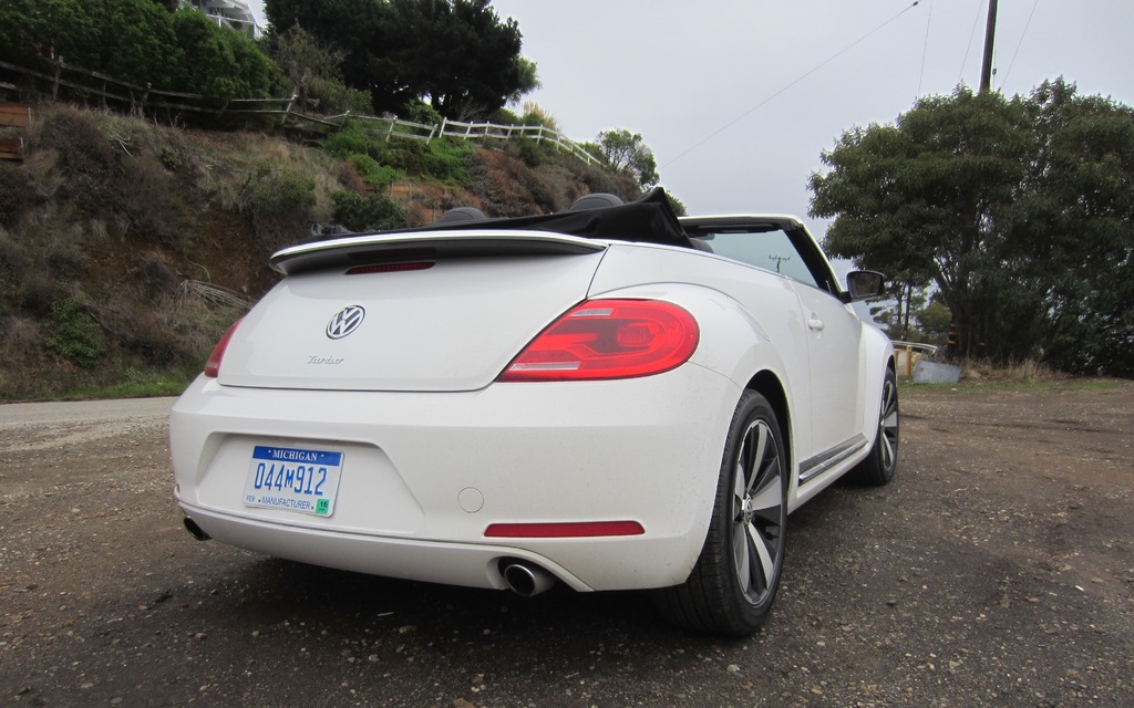 The 2013 Volkswagen Beetle Convertible.