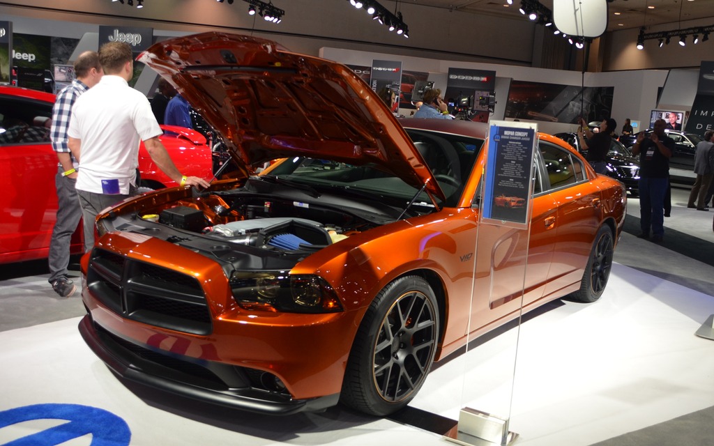 The Charger Juice concept, which features a Viper drivetrain.