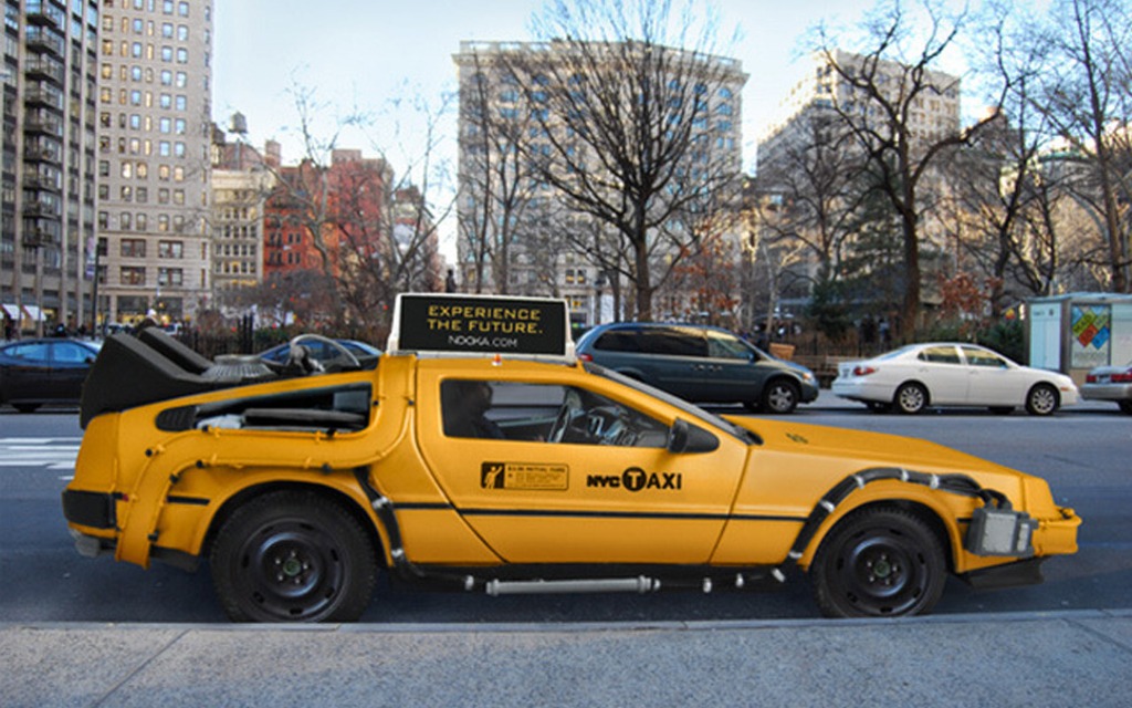 Nooka DeLorean Taxi