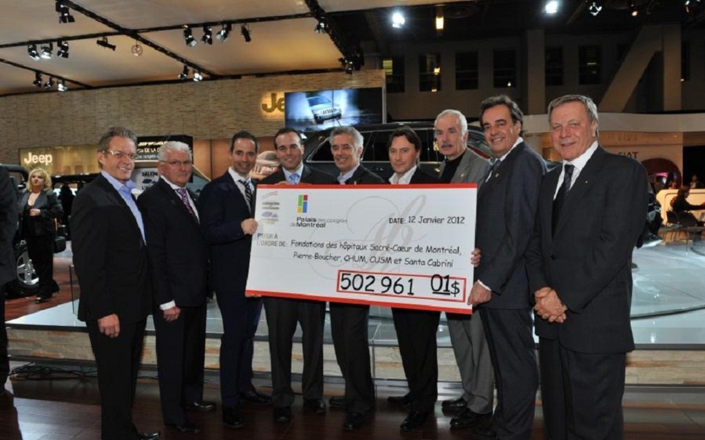 Montant amassé en 2012