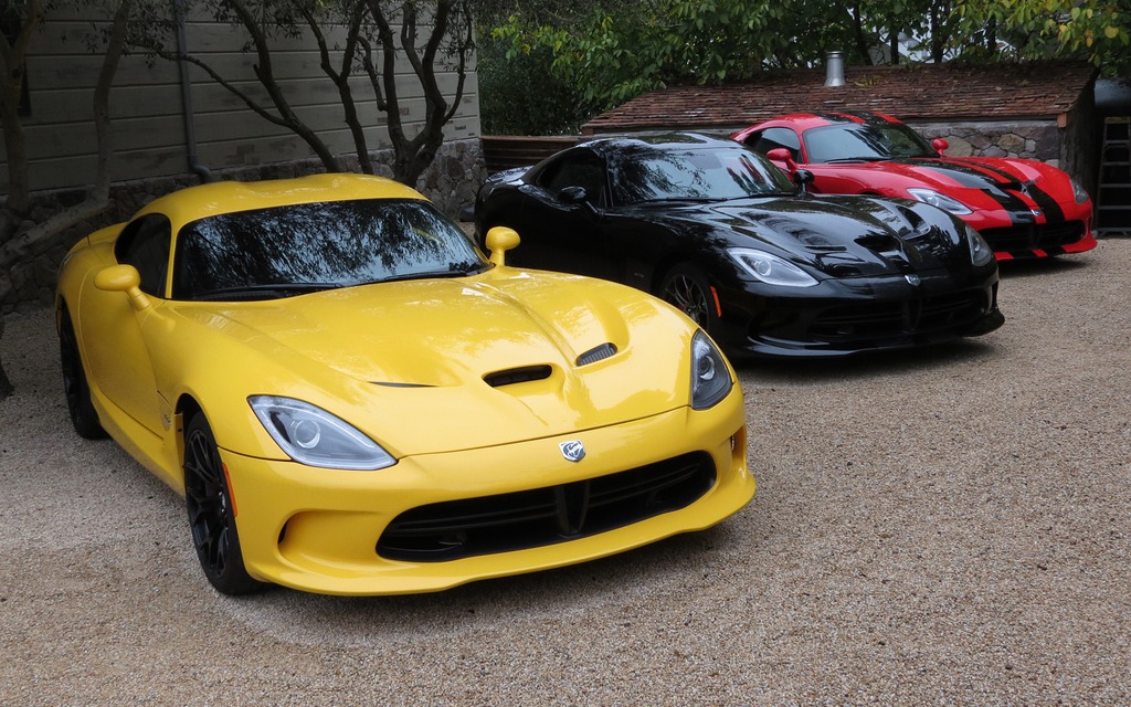 Three GTS versions in a row at the very wet Viper launch