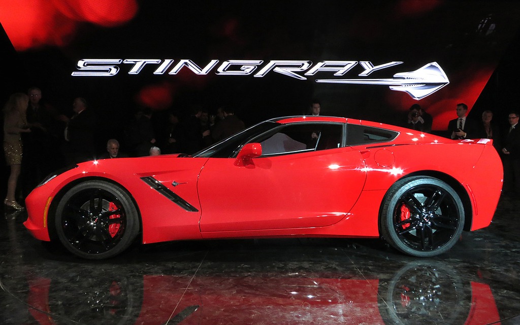 The Stingray’s new profile with shorter overhangs. 