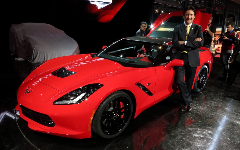 Renowned Ontario driver Ron Fellows was on site at the Stingray launch. 