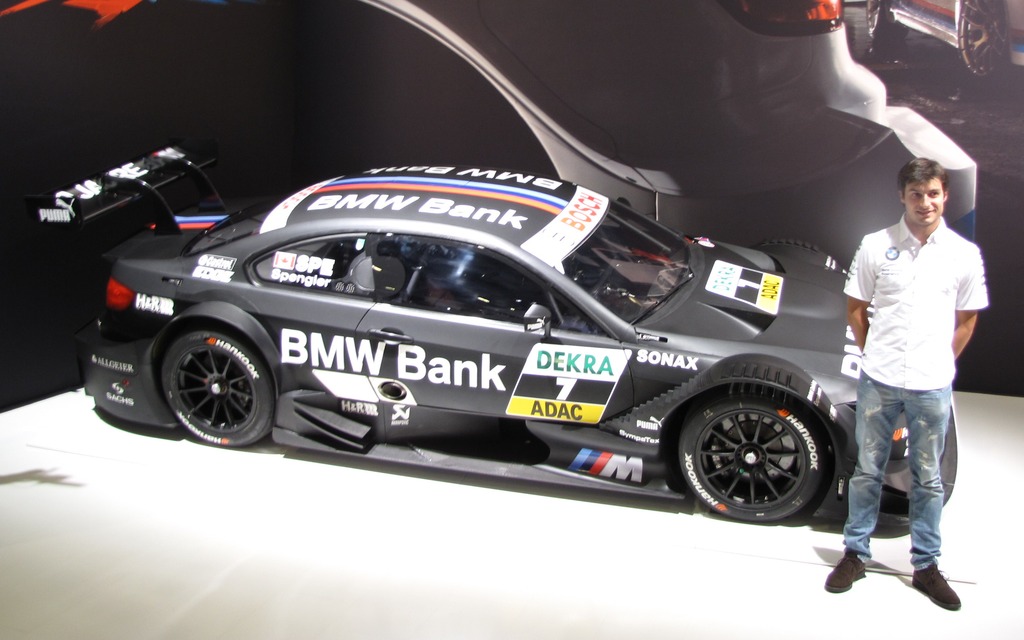 BMW M3 DTM et Bruno Spengler, champion en titre de la série DTM